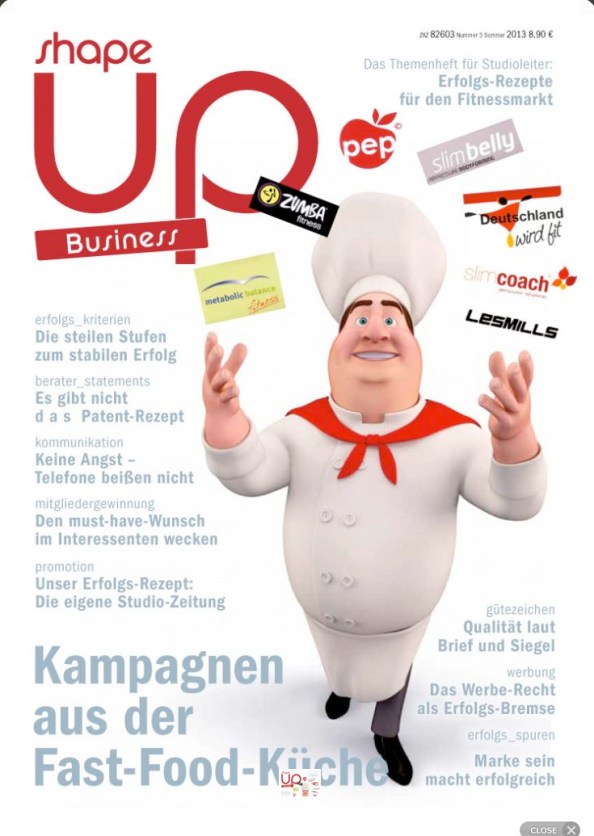 Rüdiger Lehmann im neuen Shape-up Magazin